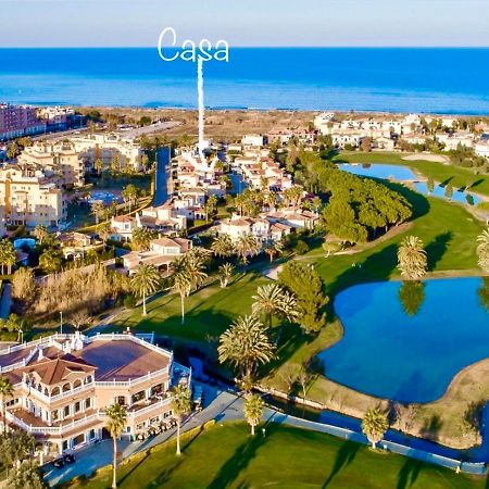 Villa Con Jardin En Oliva Nova Golf A 100M De La Playa Bagian luar foto