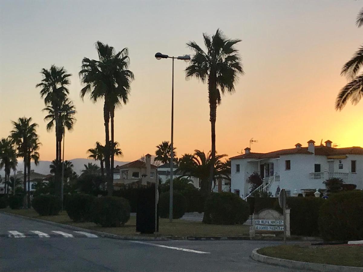 Villa Con Jardin En Oliva Nova Golf A 100M De La Playa Bagian luar foto