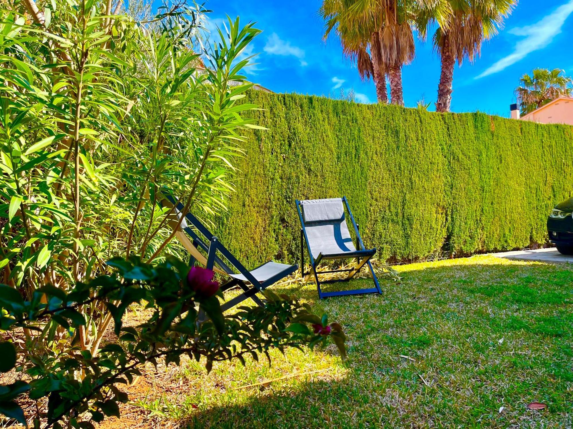 Villa Con Jardin En Oliva Nova Golf A 100M De La Playa Bagian luar foto